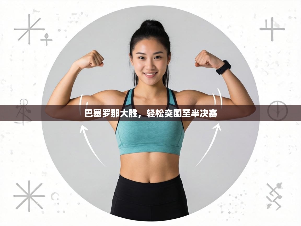 巴塞罗那大胜,轻松突围至半决赛 第2张